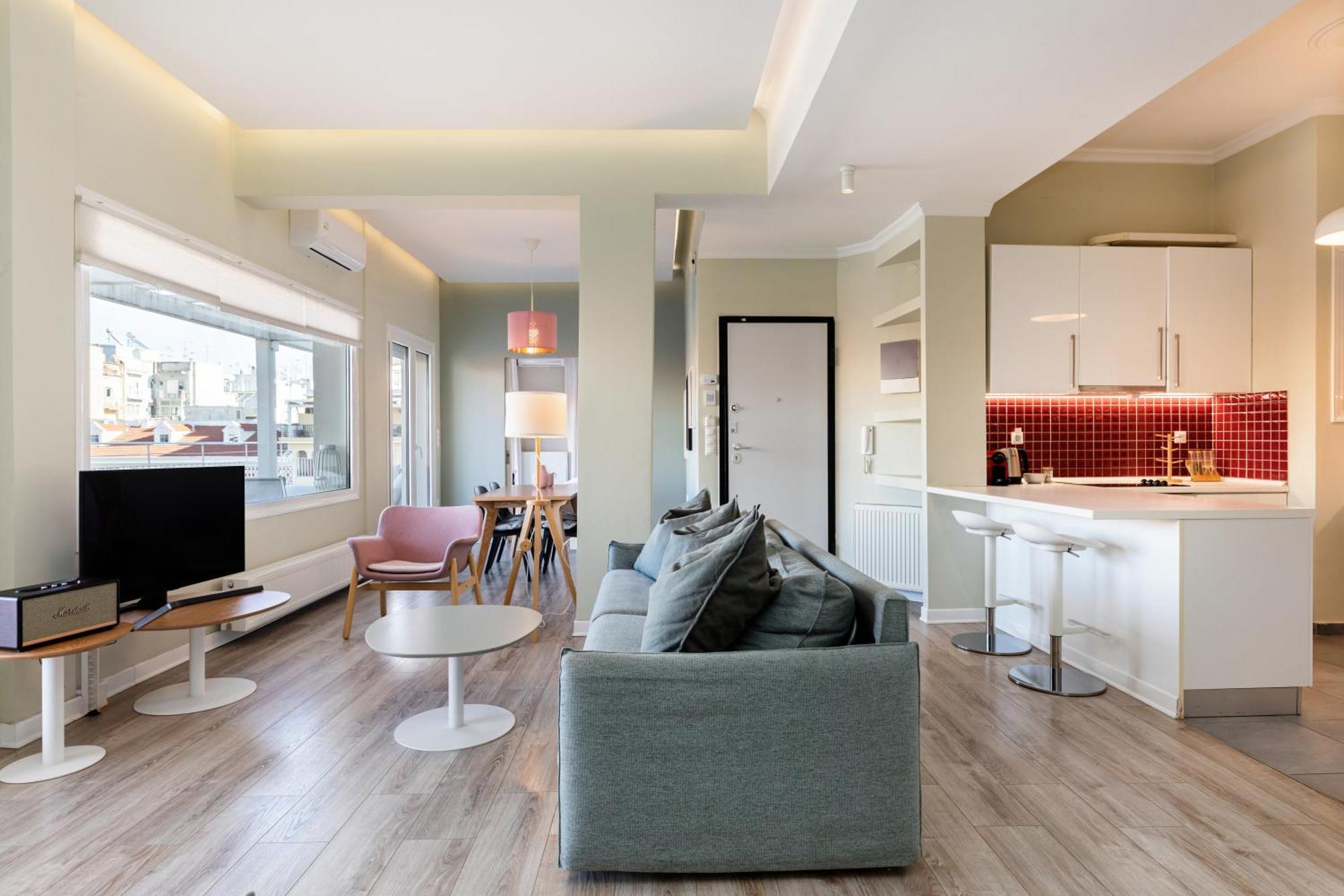 Apollo, Luxe Aristotelous Penthouse, City View Saloniki Zewnętrze zdjęcie